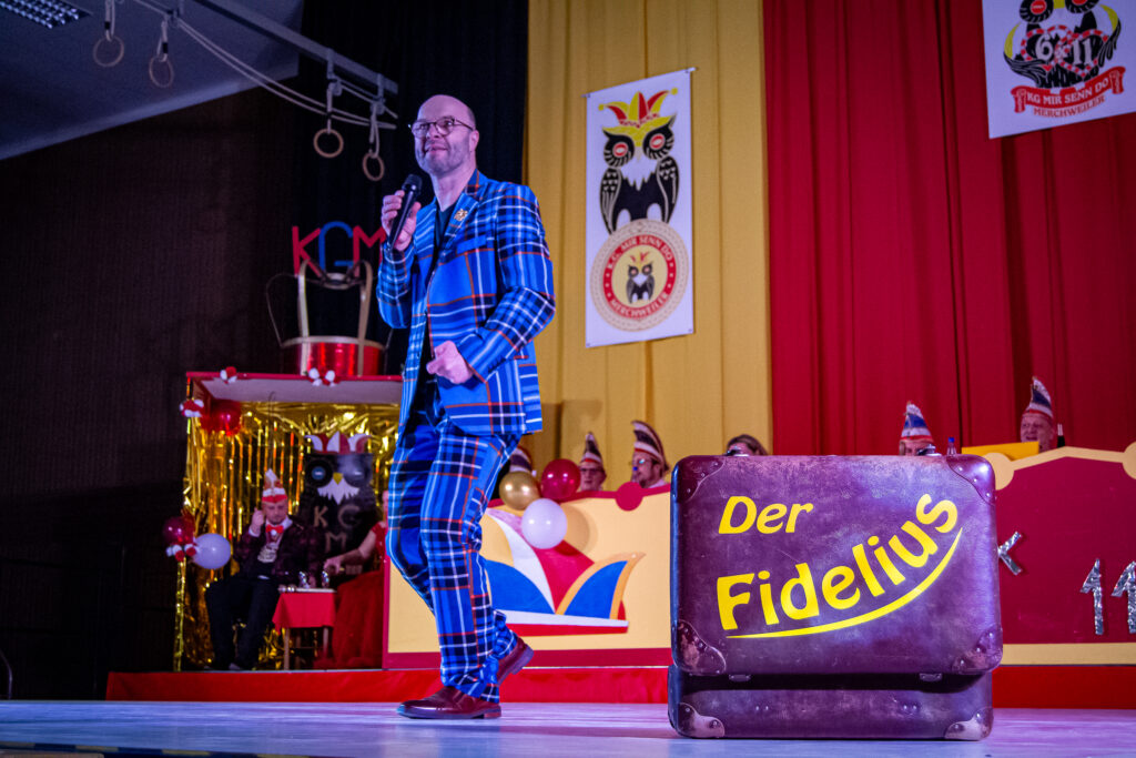Faschingsveranstaltung, Büttenredner