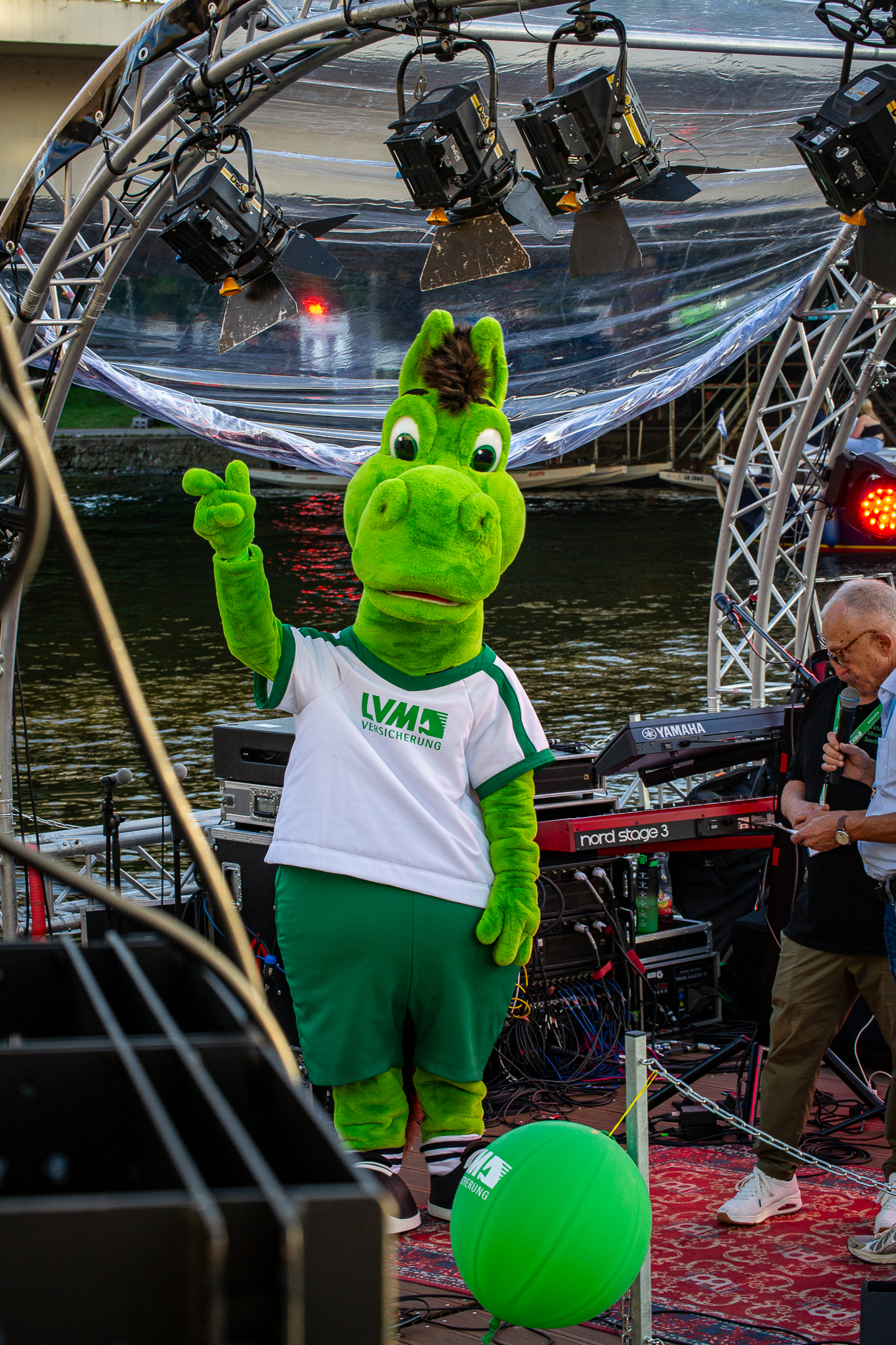 Maskottchen auf dem Saarspektakel